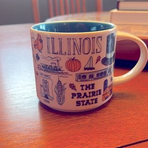 Starbucks BEEN THERE Illinois State 14 oz mug